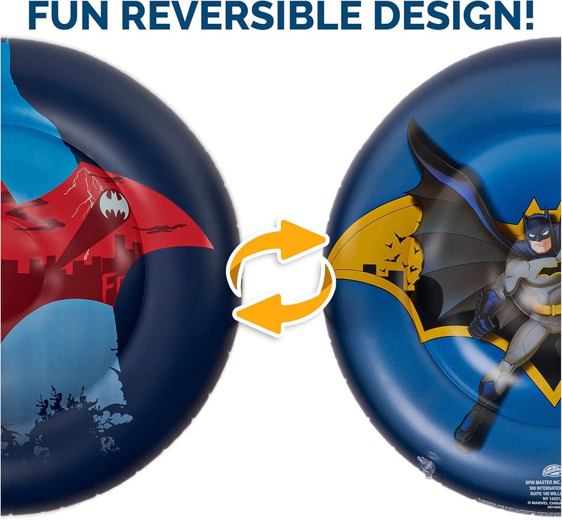 SwimWays DC Batman Reversible Boat, Inflatable Pool Floats & Kids Pool Toys, Swimming Pool Accessories & Beach Essentials for Kids Aged 5 & Up - Image 3